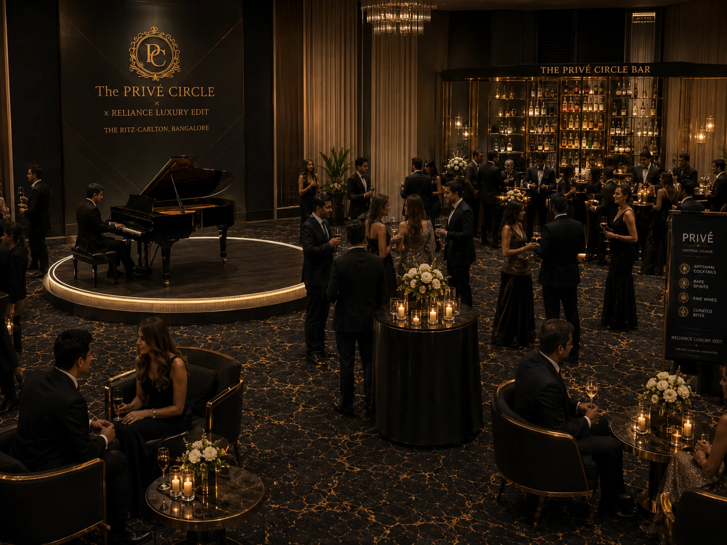 Piano & Networking Lounge