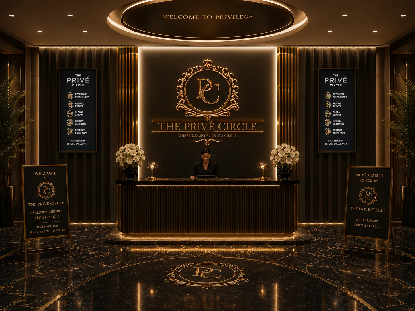 Privé Member Check-in
